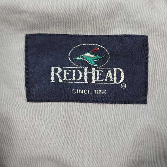 Redhead Mens Red Button-Up Cotton Shirt 2XL Short Sleeve Casual Made In India - Picture 4 of 8